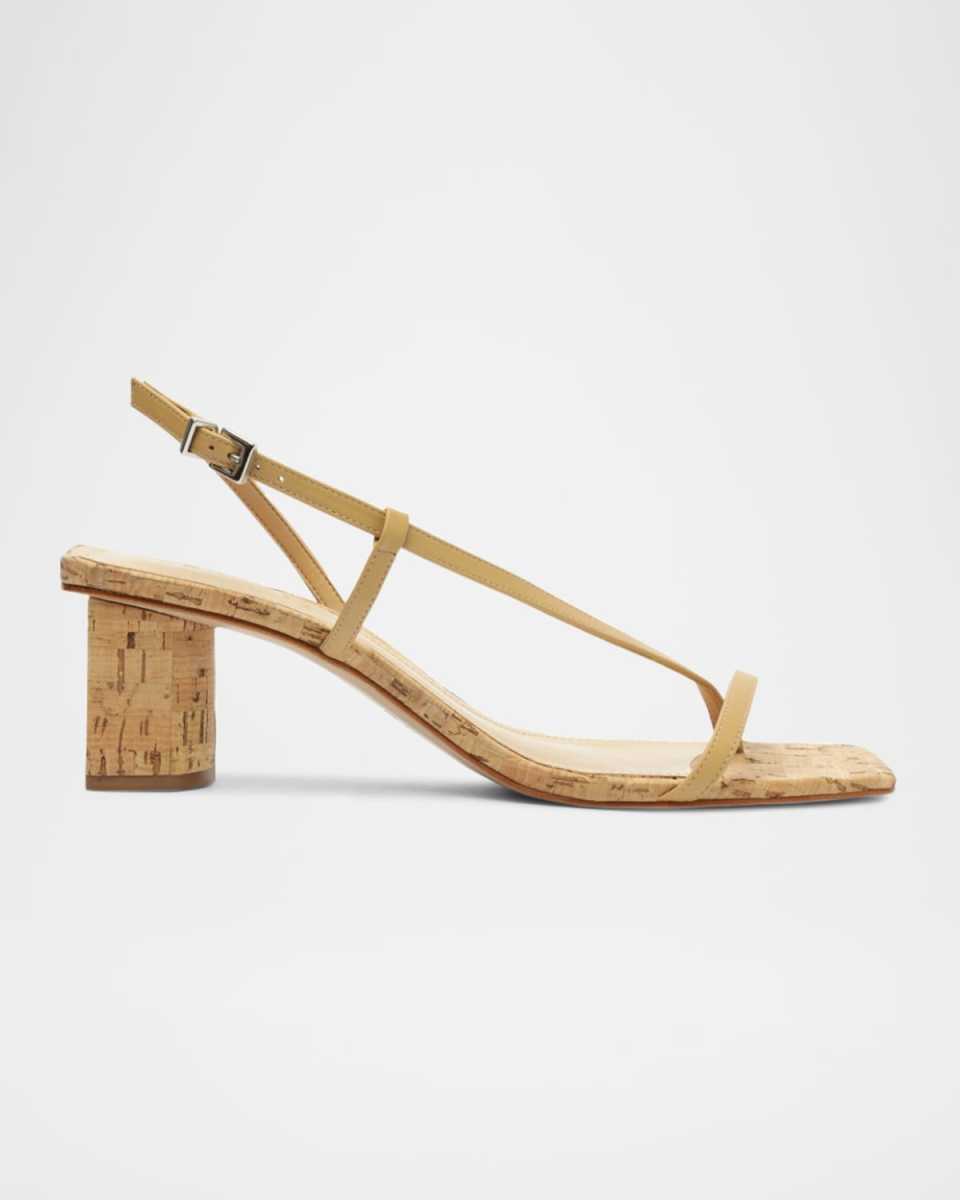 Heloise Cork Thong Slingback Sandals